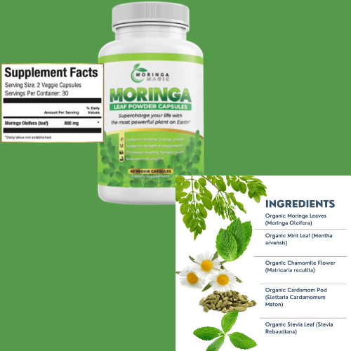 Ingredients of moringa capsules | moringa tablet benefits